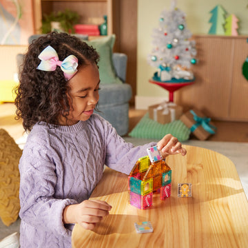 262024GH - MAGNA-TILES® microMAGS Ginger Bread 24-Piece Travel Set