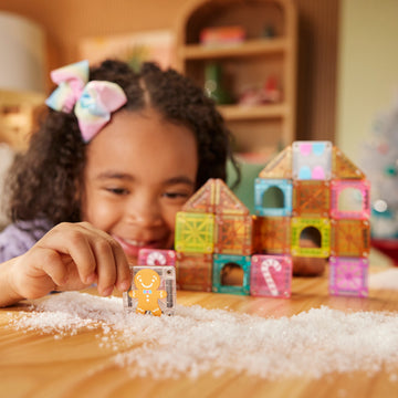 262024GH - MAGNA-TILES® microMAGS Ginger Bread 24-Piece Travel Set