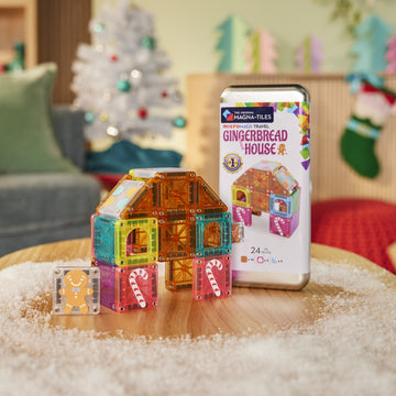262024GH - MAGNA-TILES® microMAGS Ginger Bread 24-Piece Travel Set