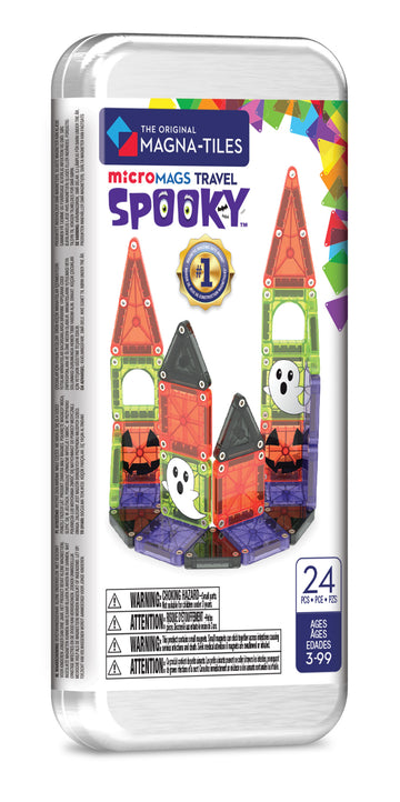 264024ST - MAGNA-TILES® microMAGS Spooky 24-Piece Travel Set