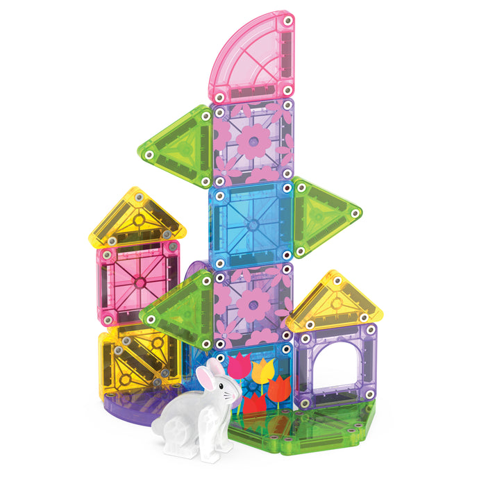 264024SGCDU MAGNA - TILES® microMAGS Spring Garden 24	- Piece Travel Set
