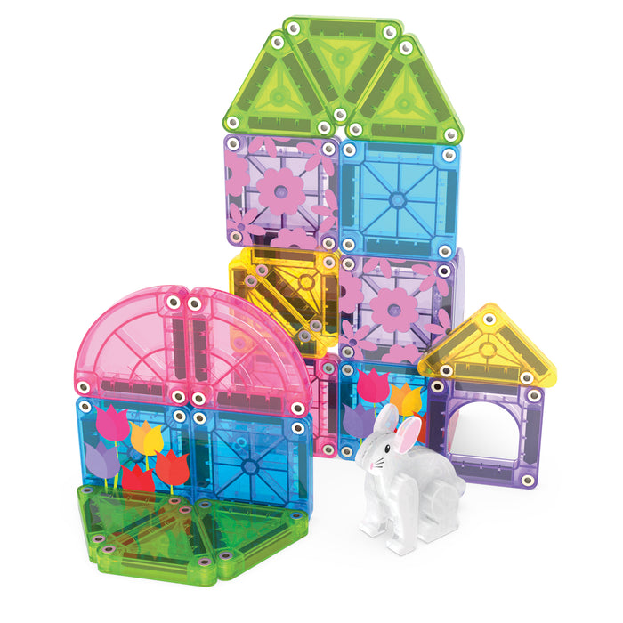264024SGCDU MAGNA - TILES® microMAGS Spring Garden 24	- Piece Travel Set