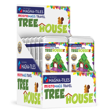 264024THCDU - MAGNA-TILES® microMAGS Treehouse 24-Piece Travel Set