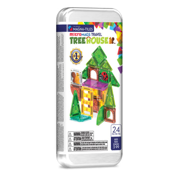 264024THCDU - MAGNA-TILES® microMAGS Treehouse 24-Piece Travel Set
