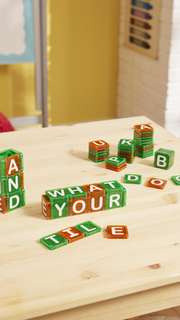 254056LL MAGNA-TILES® microMAGS Learn Letters 56 stuks