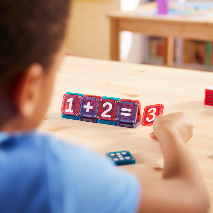 254055LN MAGNA-TILES® microMAGS Learn Numbers 56 stuks