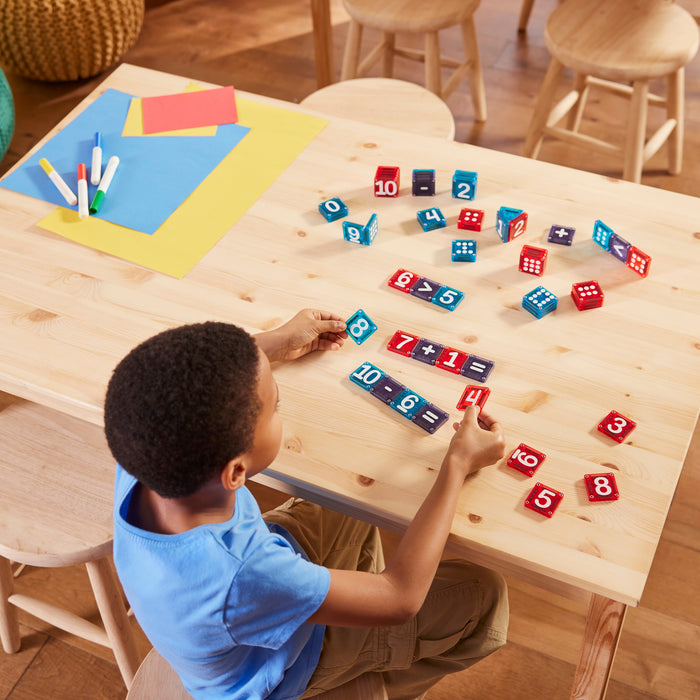 254055LN MAGNA-TILES® microMAGS Learn Numbers 56 stuks