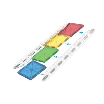 263008RP MAGNA-TILES® Rail Racers 8-Piece Rail Pack