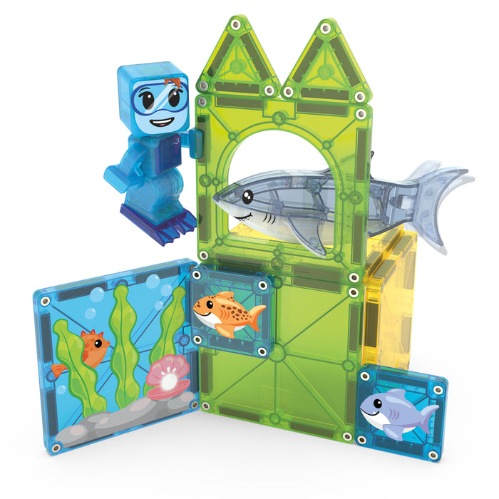 262013SD - MAGNA-TILES Shark Dive (COMING JUNE - VERKOOP 1 JULY)