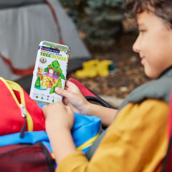 264024THCDU - MAGNA-TILES® microMAGS Treehouse 24-Piece Travel Set
