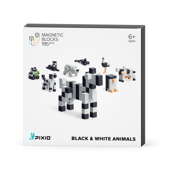 PX-30102 - PIXIO - Story Black&White animals - 162 stuks  * COMING MID FEB *