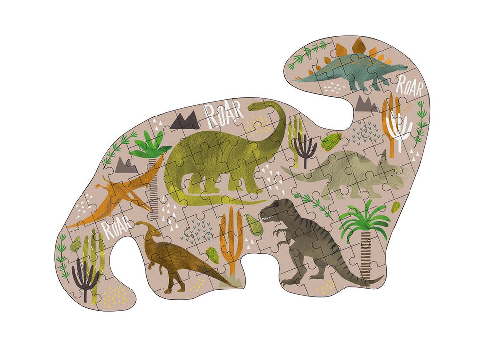 38P3437 - Floss&Rock - Dino 80 stuks Jigsaw puzzle