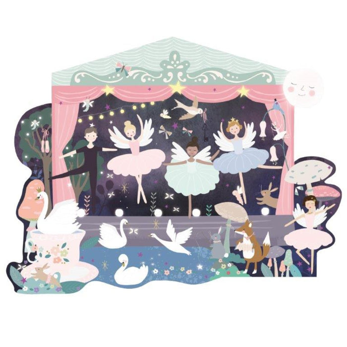42P6343 - Enchanted 80pc "Theatre" Shaped Jigsaw with Shaped Box