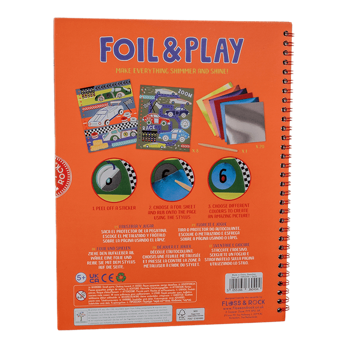 49P6049 Floss&Rock - Foil & Play - Cars