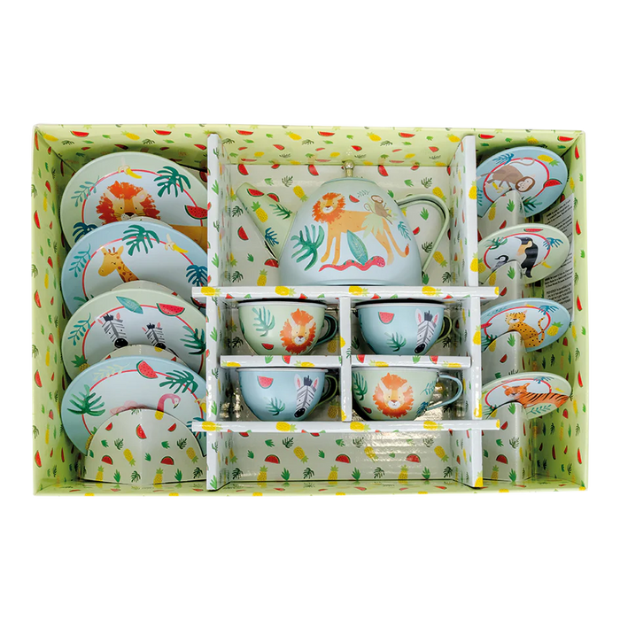 49P6060 - Jungle 14pc Tea Set