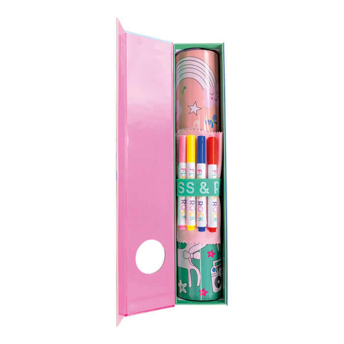 🦄 49P6076 Floss&Rock Colouring Fun & Games Mat Rainbow Fairy