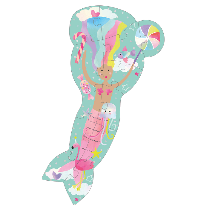 49P6088 Floss&Rock - 12 Piece Shaped Jigsaw in Shaped Box - Fantasy