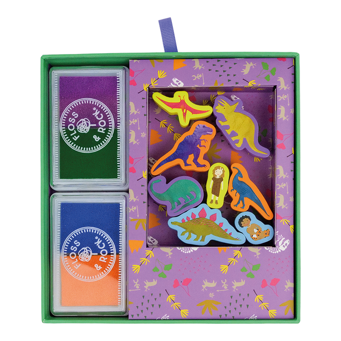 50P6149 Floss&Rock Stamper set dino