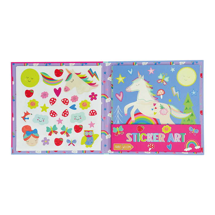 50P6165 Floss&Rock Sticker art rainbow fairy