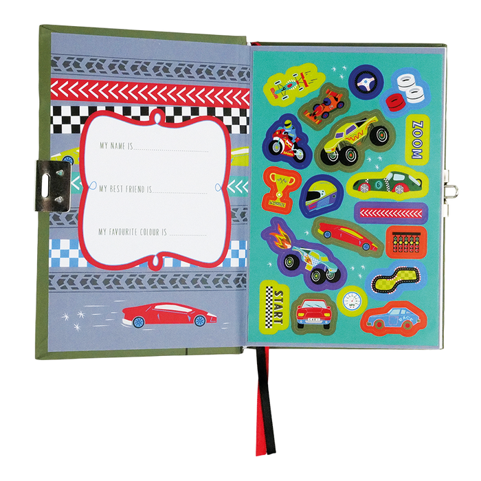 50P6172 Floss&Rock Secret diary cars