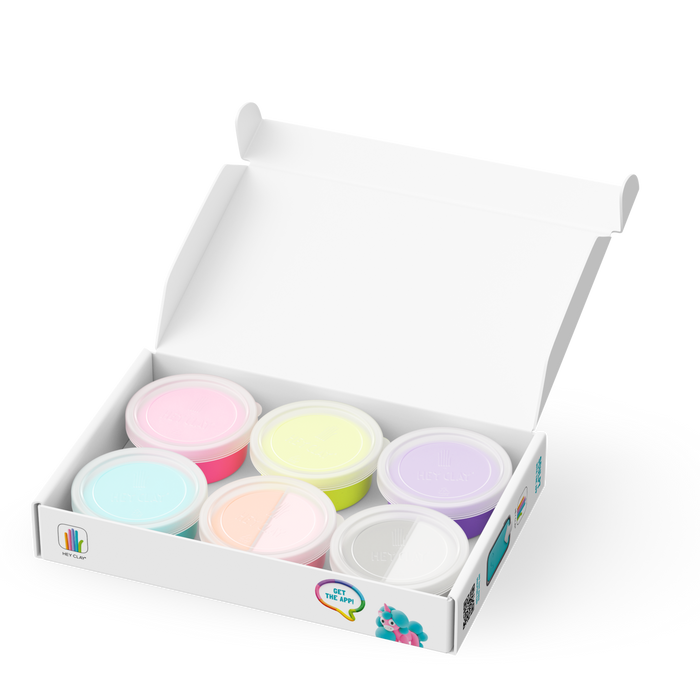 60054 Hey Clay - Rainbow Unicorns 6 cans