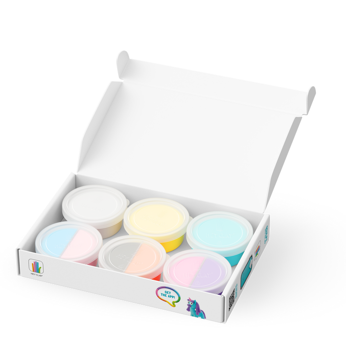 60053 Hey Clay - Rainbow Unicorns 6 cans