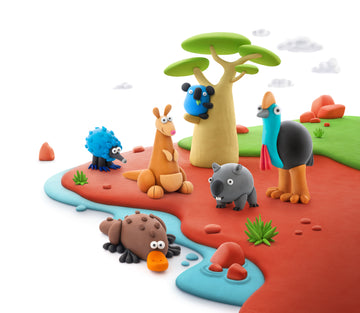 15027 HeyClay - Australian Animals - 15 cans