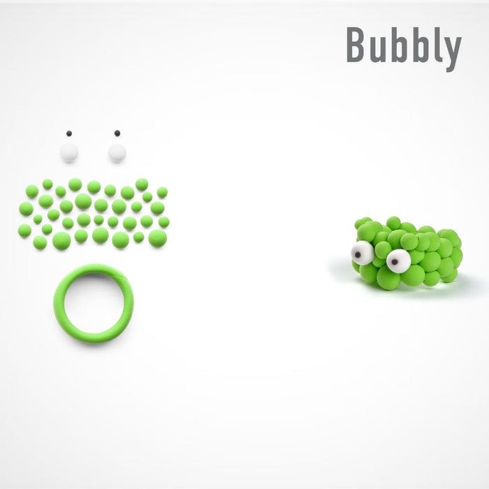 31003 - HeyClay Bijoux Alien Rings