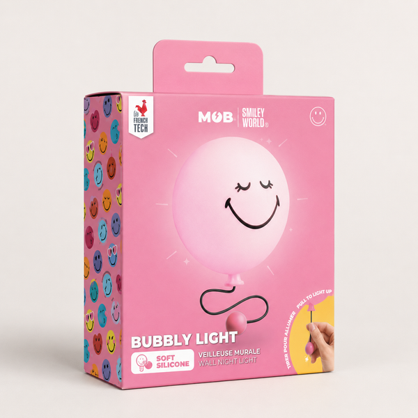 MOB - Bubbly Light - Pink - SMILEY WORLD®