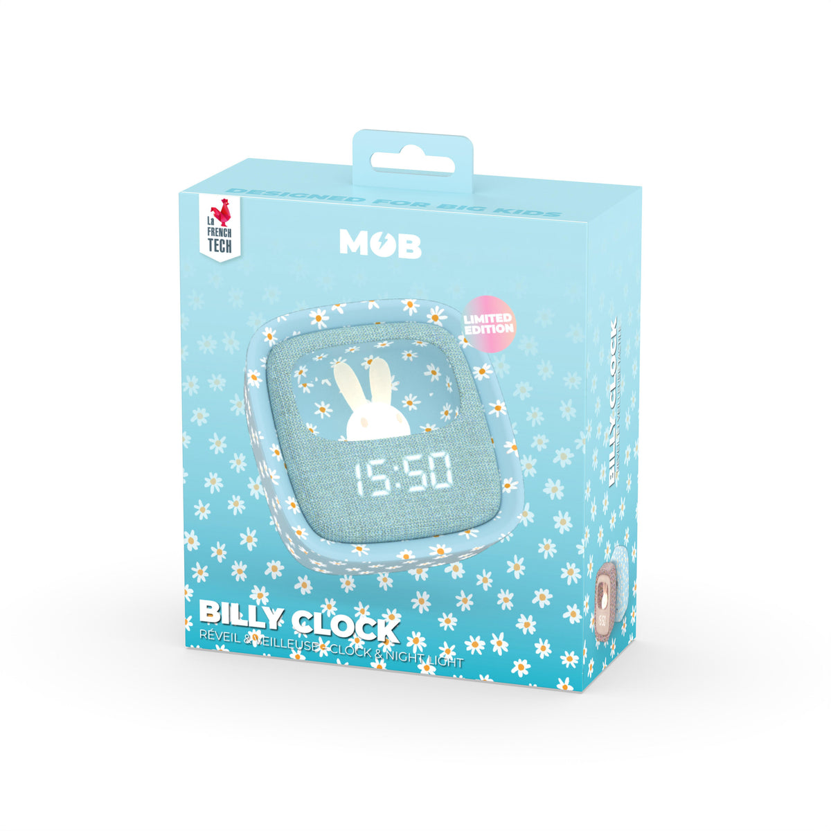 MOB - Billy Clock — Limited Edition - Blue Flower