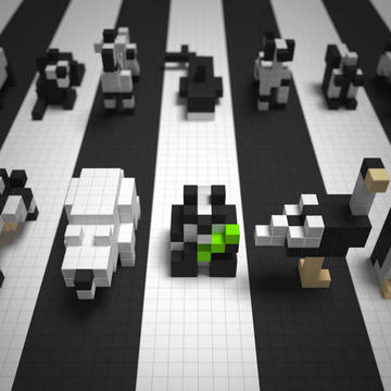 PX-30102 - PIXIO - Story Black&White animals - 162 stuks  * COMING MID FEB *