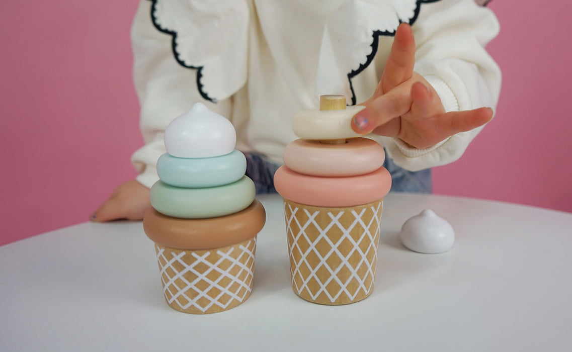 🍦 C2566 Jabadabado – Stapelspeelgoed IJsjes: Eindeloos stapelen & smullen!