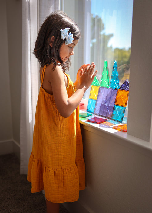 02132 - MAGNA-TILES® Clear Colors 32 Piece Set