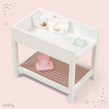 LullaBaby - LBY7743 - Baby Doll Changing Table & accessories