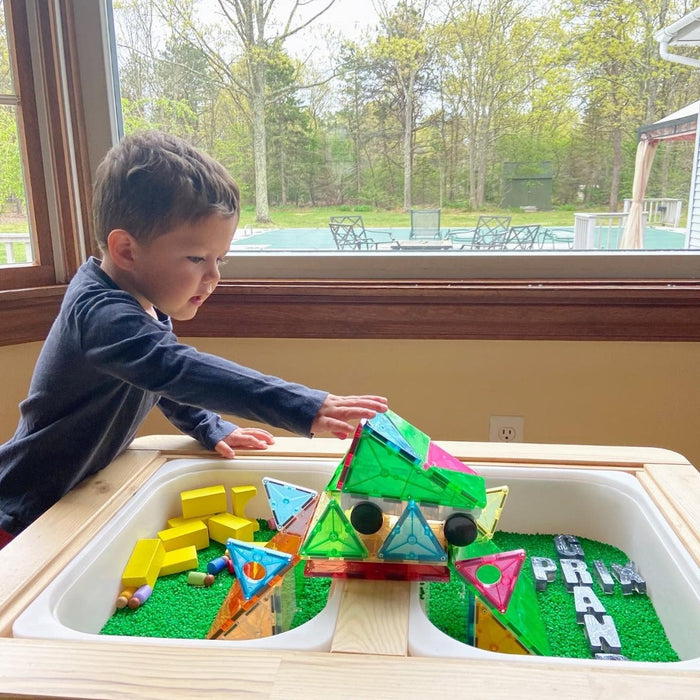 15850 - MAGNA-TILES® Grand Prix Frost 50 Piece Set (LAATSTE STUKS - DIT PRODUCT IS UITLOPEND)