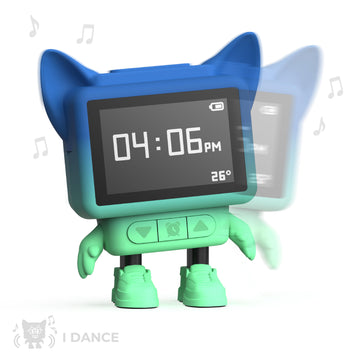 MOB - Dancing Clock - Blauw