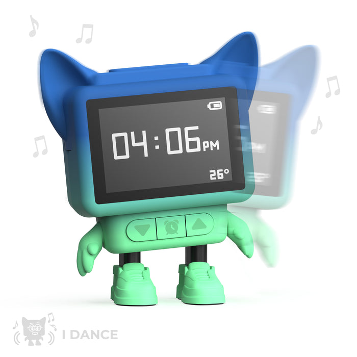 MOB - Dancing Clock - Blauw
