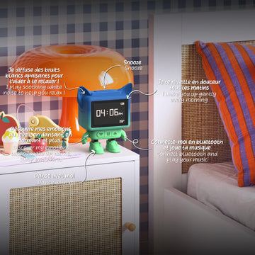MOB - Dancing Clock - Blauw