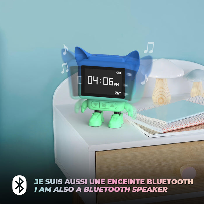 MOB - Dancing Clock - Blauw