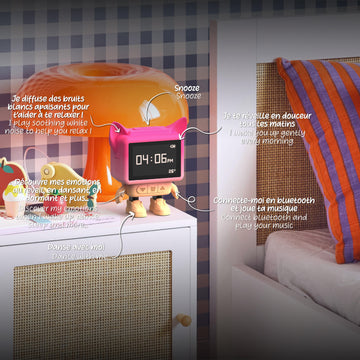 MOB - Dancing Clock - Roze