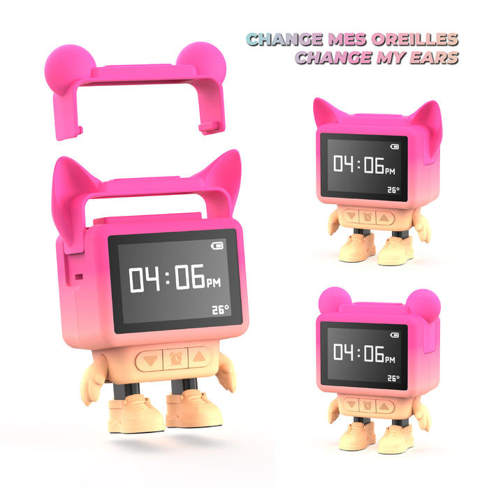 MOB - Dancing Clock - Roze