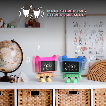 MOB - Dancing Clock - Blauw