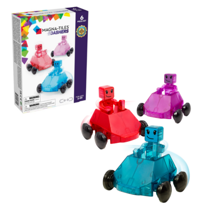 23806 - MAGNA-TILES® Dashers 6 Piece Set (LAATSTE STUKS - DIT PRODUCT IS UITLOPEND