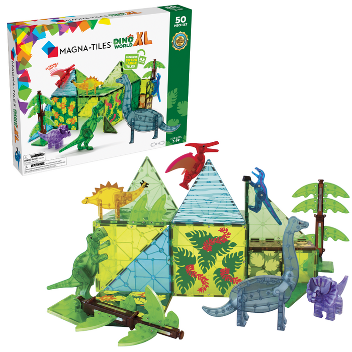 22850 - MAGNA-TILES® Dino World XL 50 piece