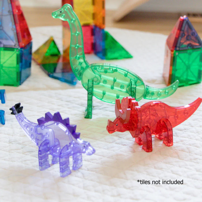 22805 - MAGNA-TILES® Dinos 5 piece (LAATSTE STUKS - DIT PRODUCT IS UITLOPEND