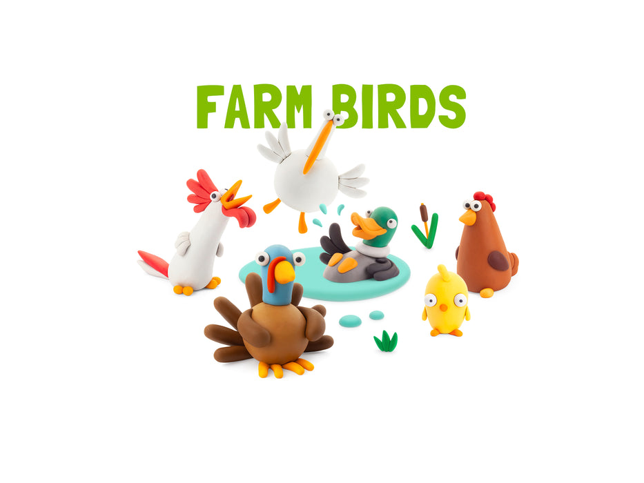 15020 HeyClay - Farm Birds - 15 cans (COMING 2nd week April)