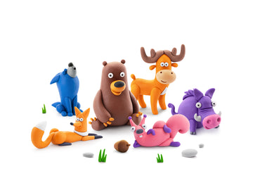 30110 HeyClay - Forest Animals - Eekhoorn- 3 cans