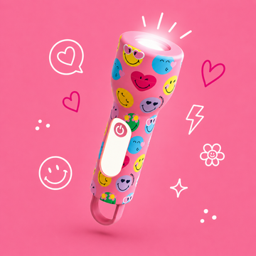 MOB - Glowy Smiley World - Roze