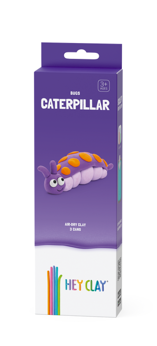 HeyClay - 30064 Caterpillar, series Bugs, 3 cans