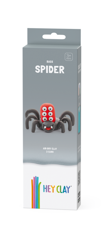 HeyClay - 30068 Spider, series Bugs, 3 cans